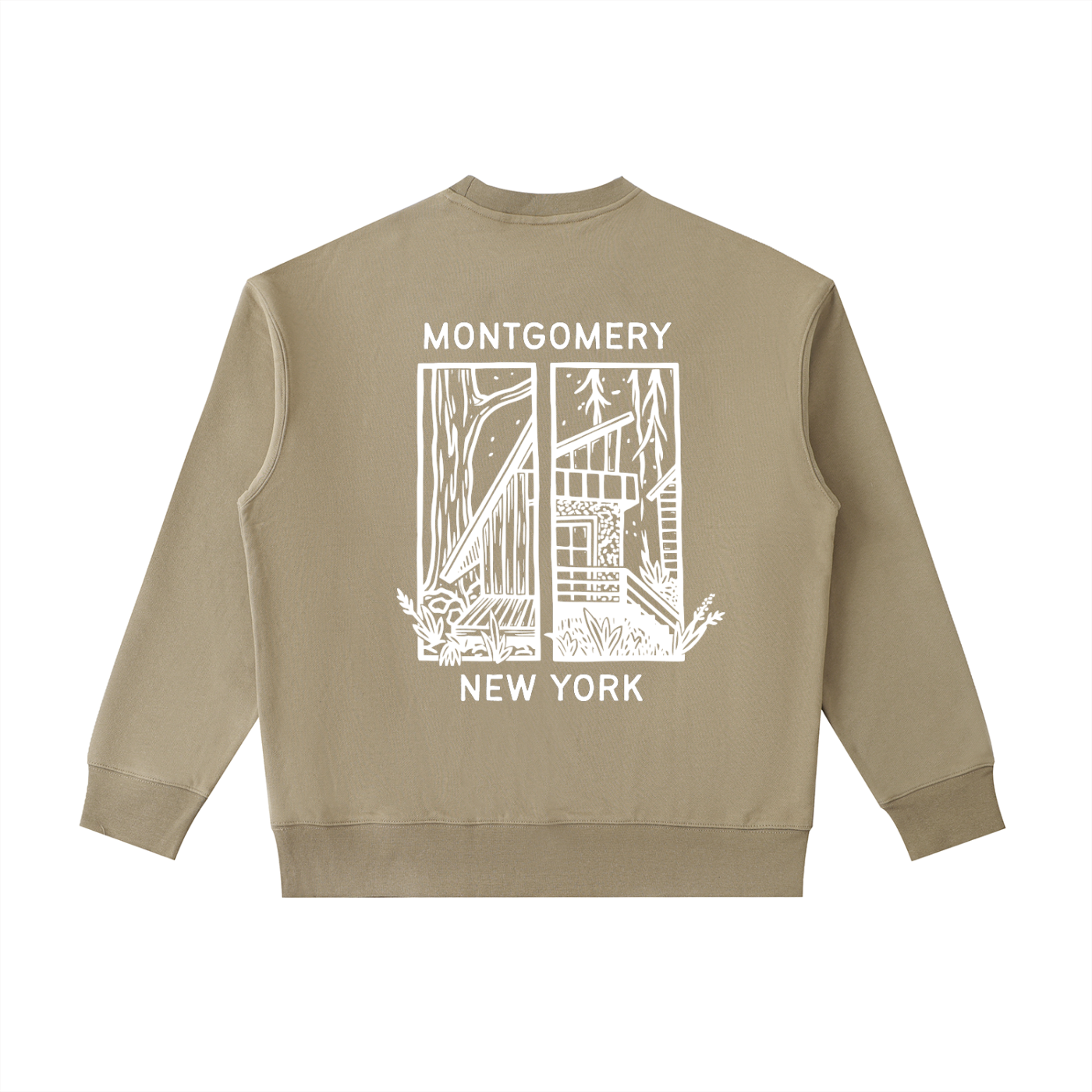 Heavyweight Patch Pocket Crewneck Sweatshirt