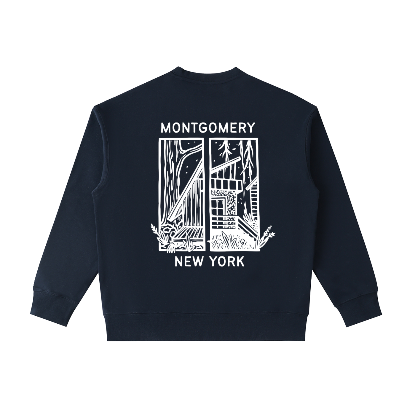 Heavyweight Patch Pocket Crewneck Sweatshirt