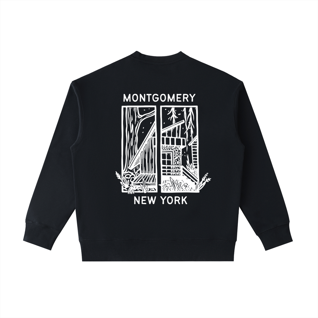 Heavyweight Patch Pocket Crewneck Sweatshirt