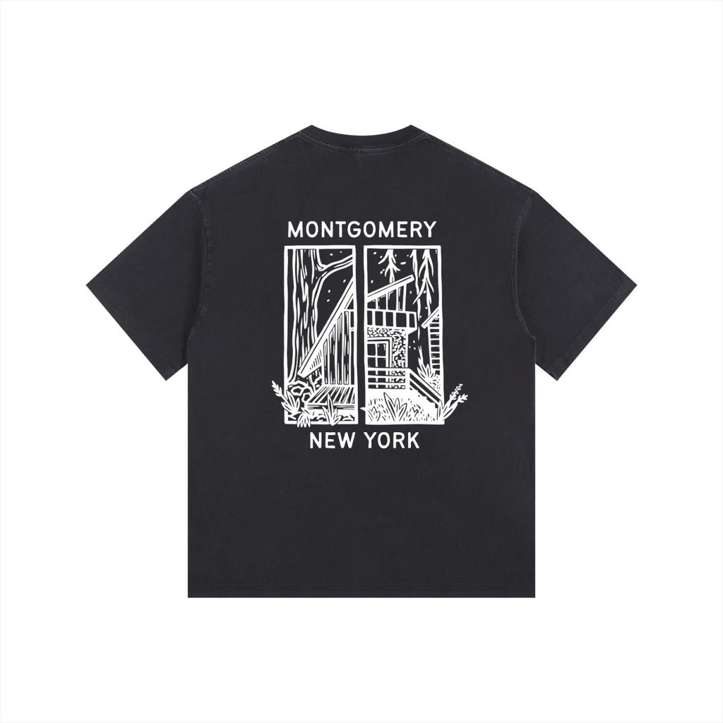 Vintage Washed Oversized 127 T-Shirt