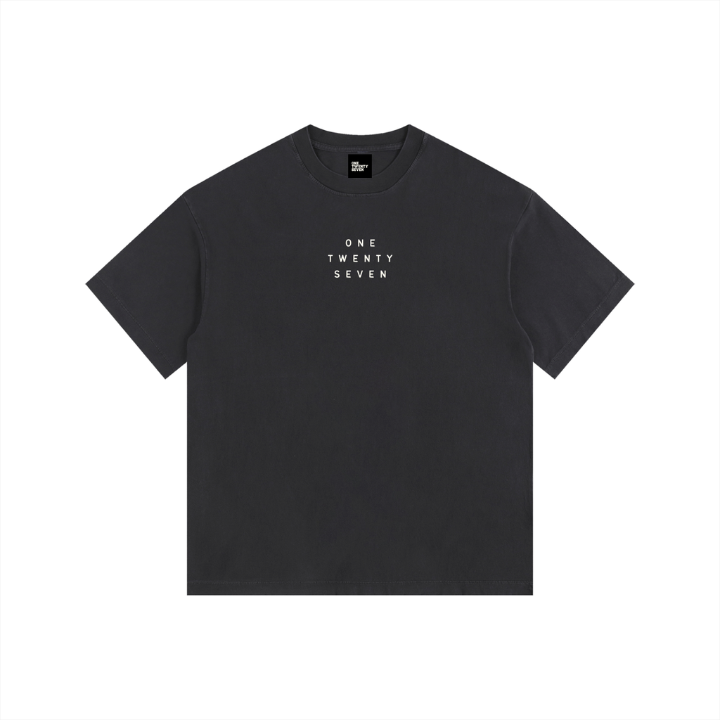 Vintage Washed Oversized 127 T-Shirt
