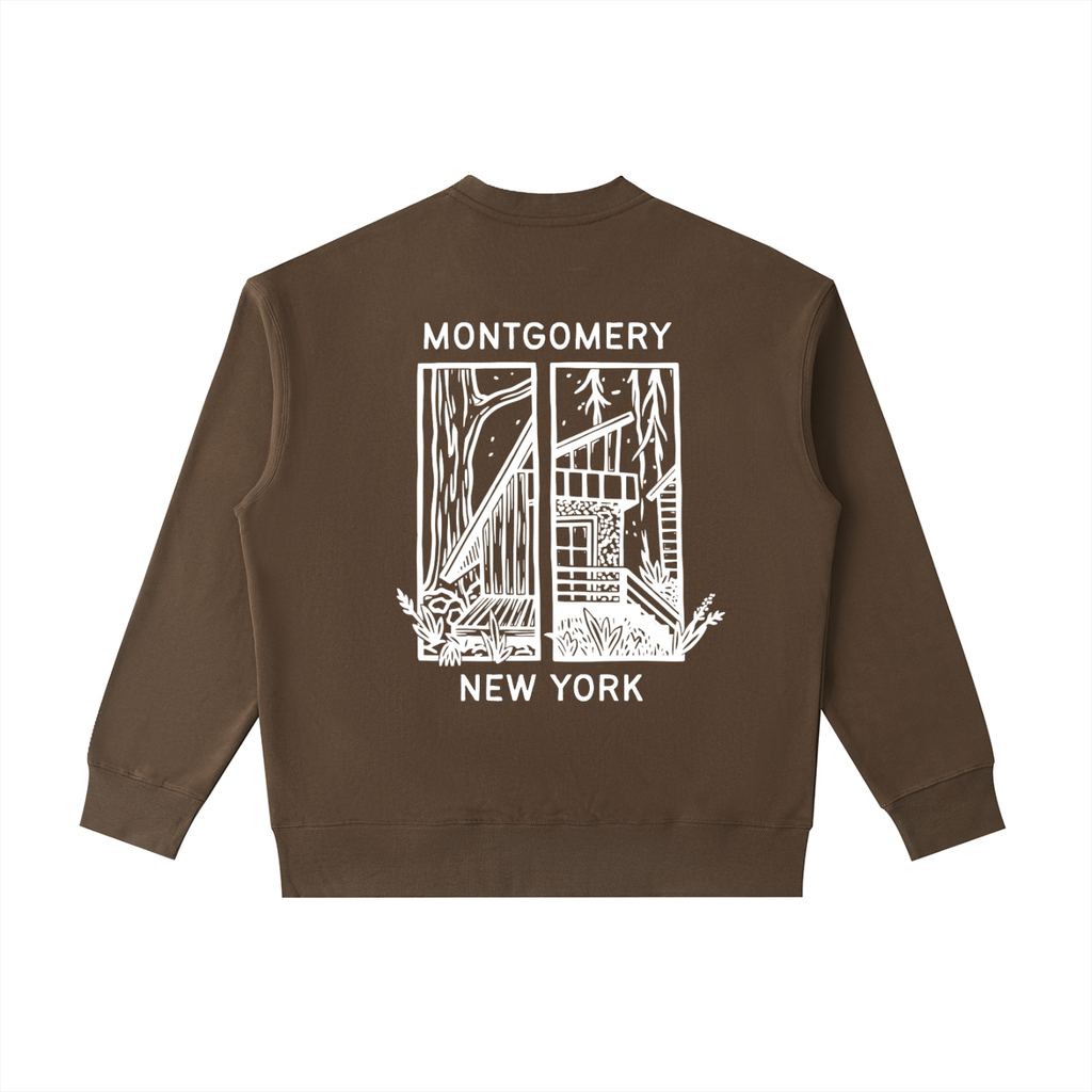 Heavyweight Patch Pocket Crewneck Sweatshirt